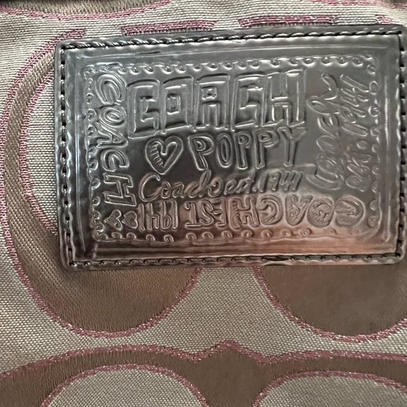 Coach Poppy signature jacquard purse - Picture 10 of 10